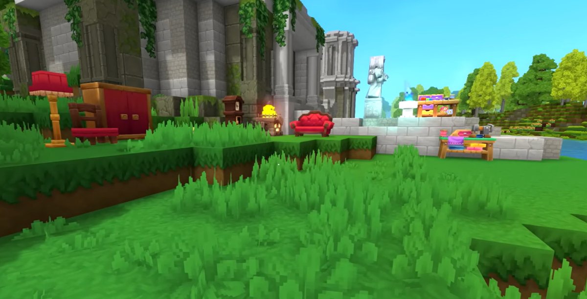 Inquadratura di un dungeon in Hytale