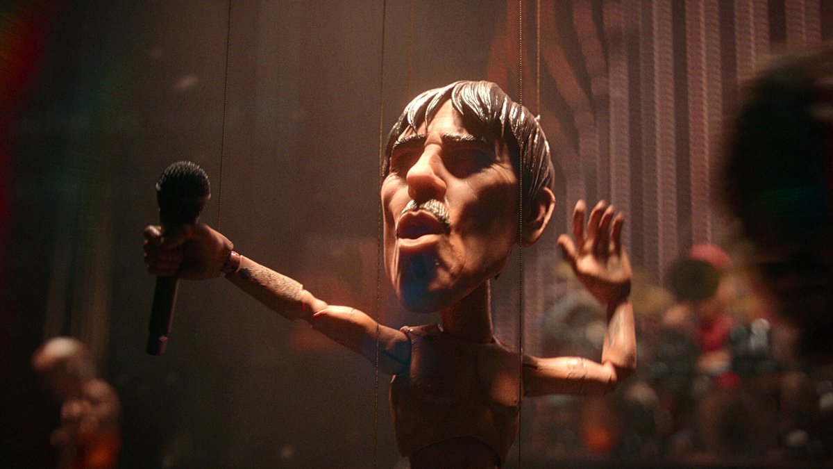 I Red Hot Chili Peppers in una scena di Love, Death + Robots.