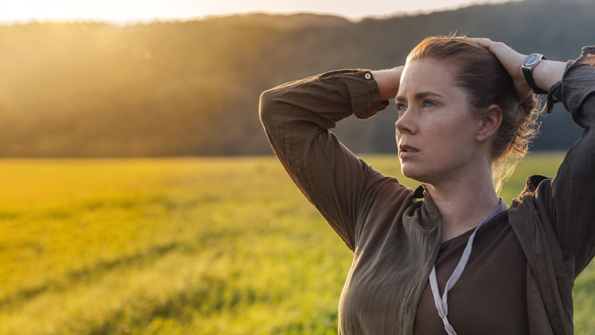 Arrival, spiegazione del finale e significato del film con Amy Adams Sfondo - Arrival (2016)