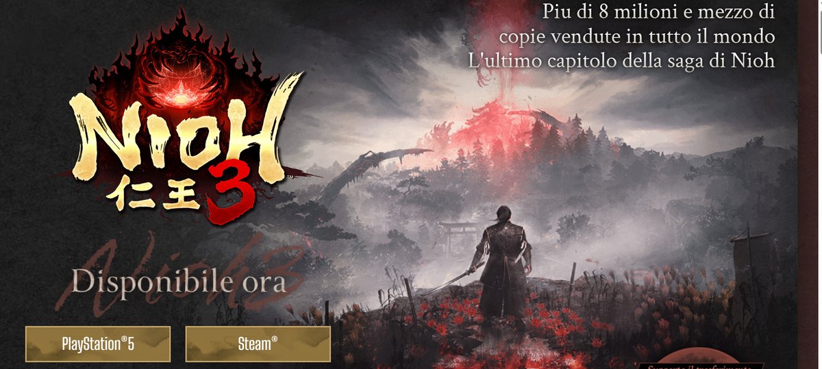 Nioh 3 è stato lanciato il 6 febbraio per PC e PS5