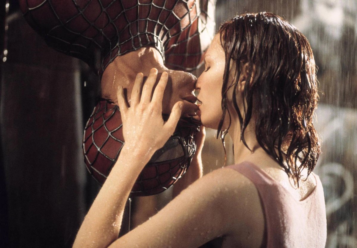 Peter Parker e Mary Jane in Spider-Man di Sam Raimi.