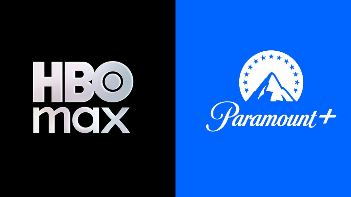 Loghi di HBO Max e Paramount+.