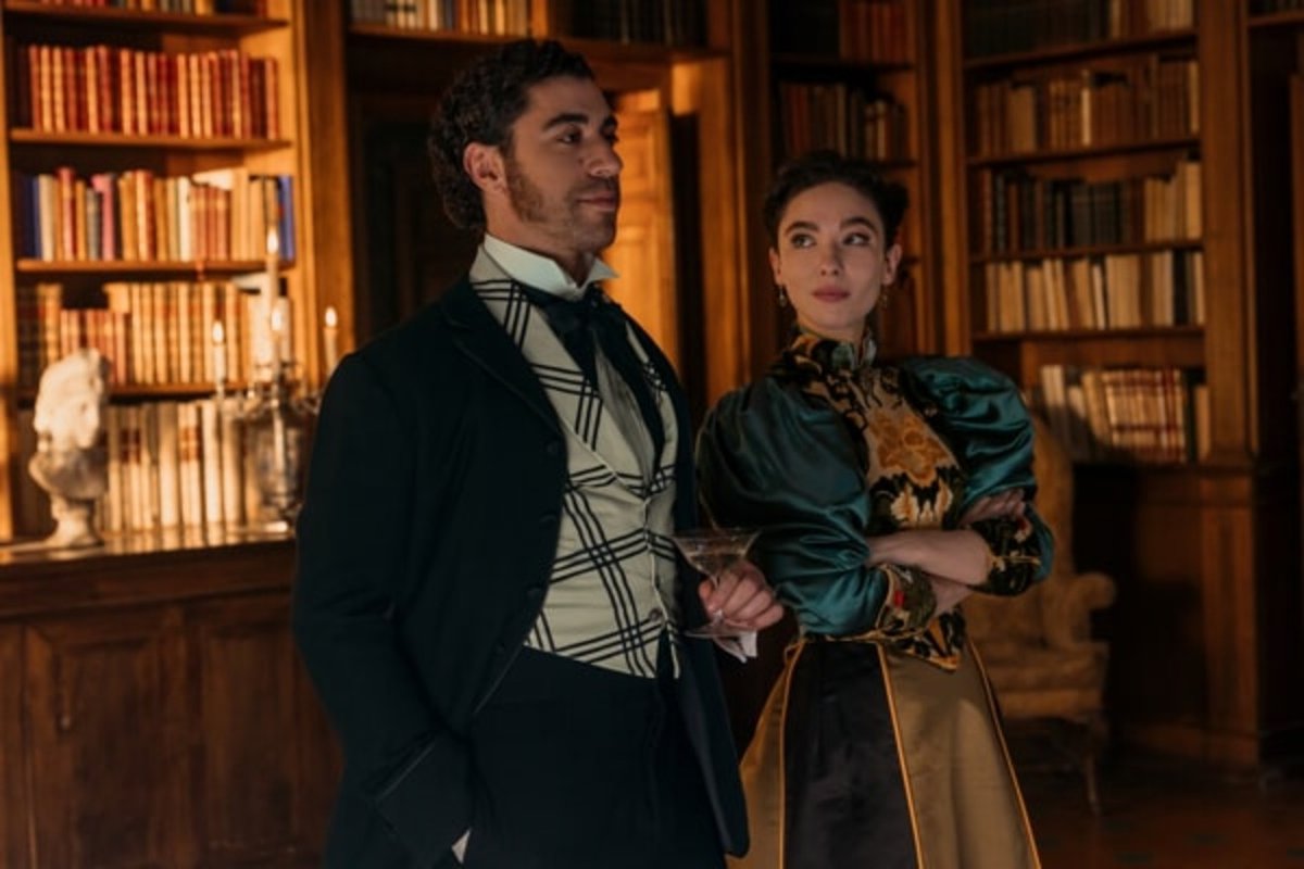 Jacopo e Lidia in una scena di La legge di Lidia Poët 3.