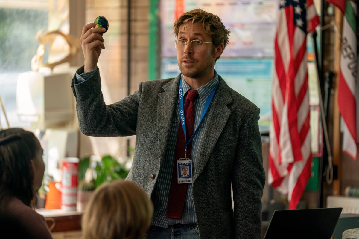 Ryan Gosling in una scena del film, L'ultima missione: Project Hail Mary.