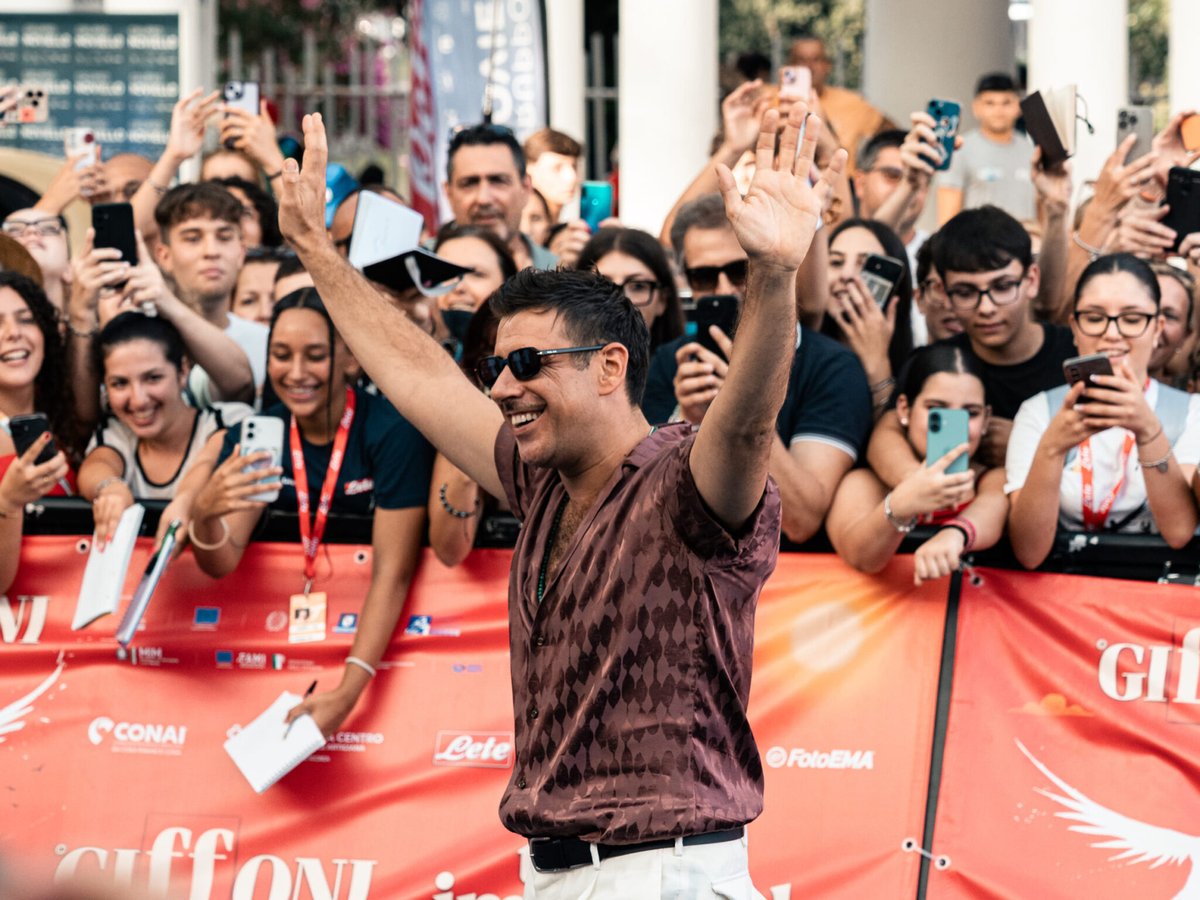 Francesco Gabbani at the Giffoni Film Festival 2026. Credit: Mattia Loiacono/Hynerd.it