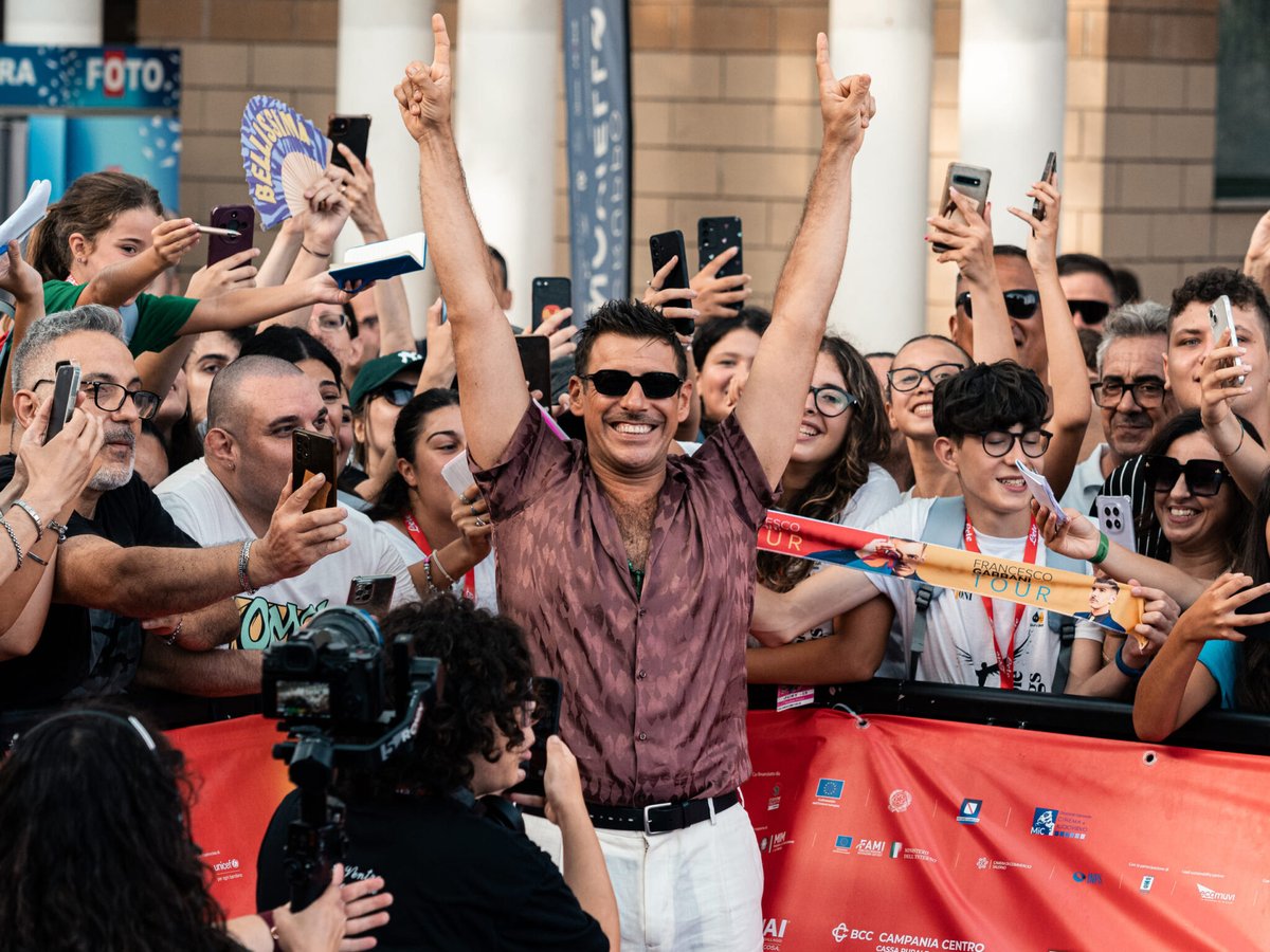 Francesco Gabbani at the Giffoni Film Festival 2026. Credit: Mattia Loiacono/Hynerd.it