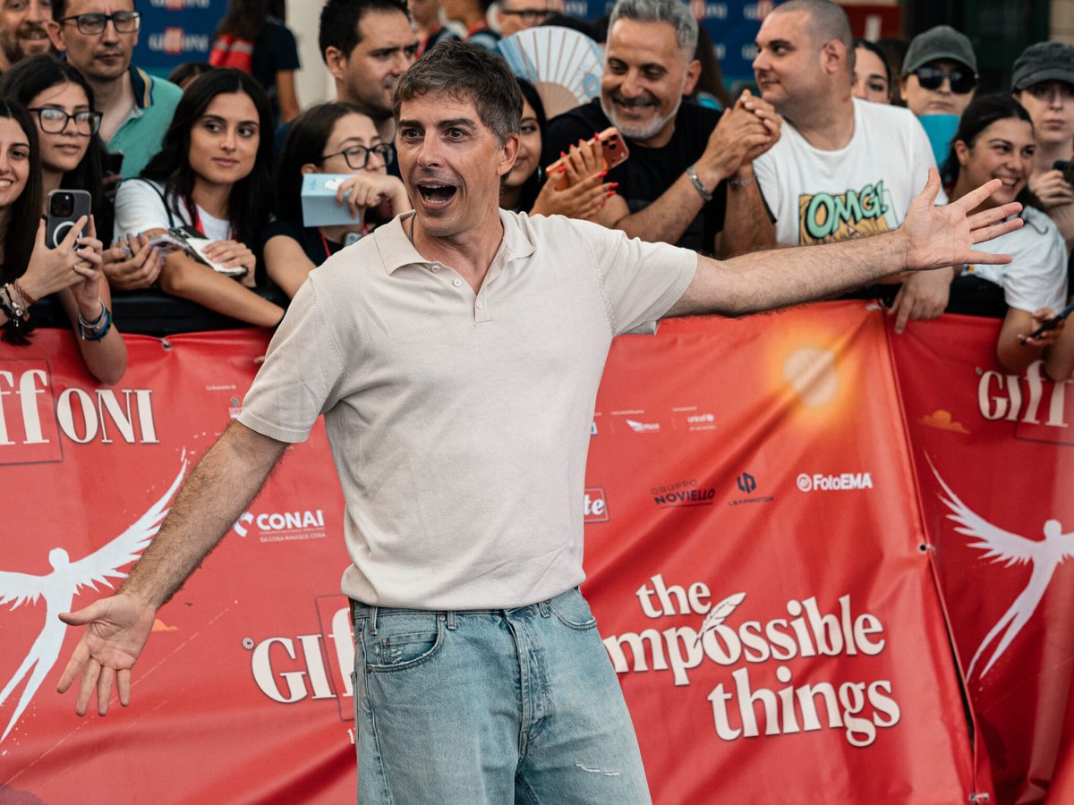 Michele Riondino at the Giffoni Film Festival 2026. Credit: Mattia Loiacono/Hynerd.it