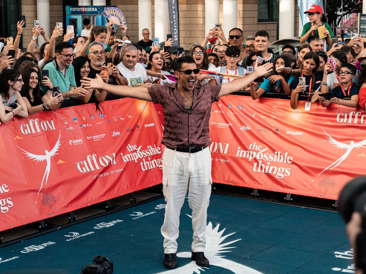 Francesco Gabbani at the Giffoni Film Festival 2026. Credit: Mattia Loiacono/Hynerd.it