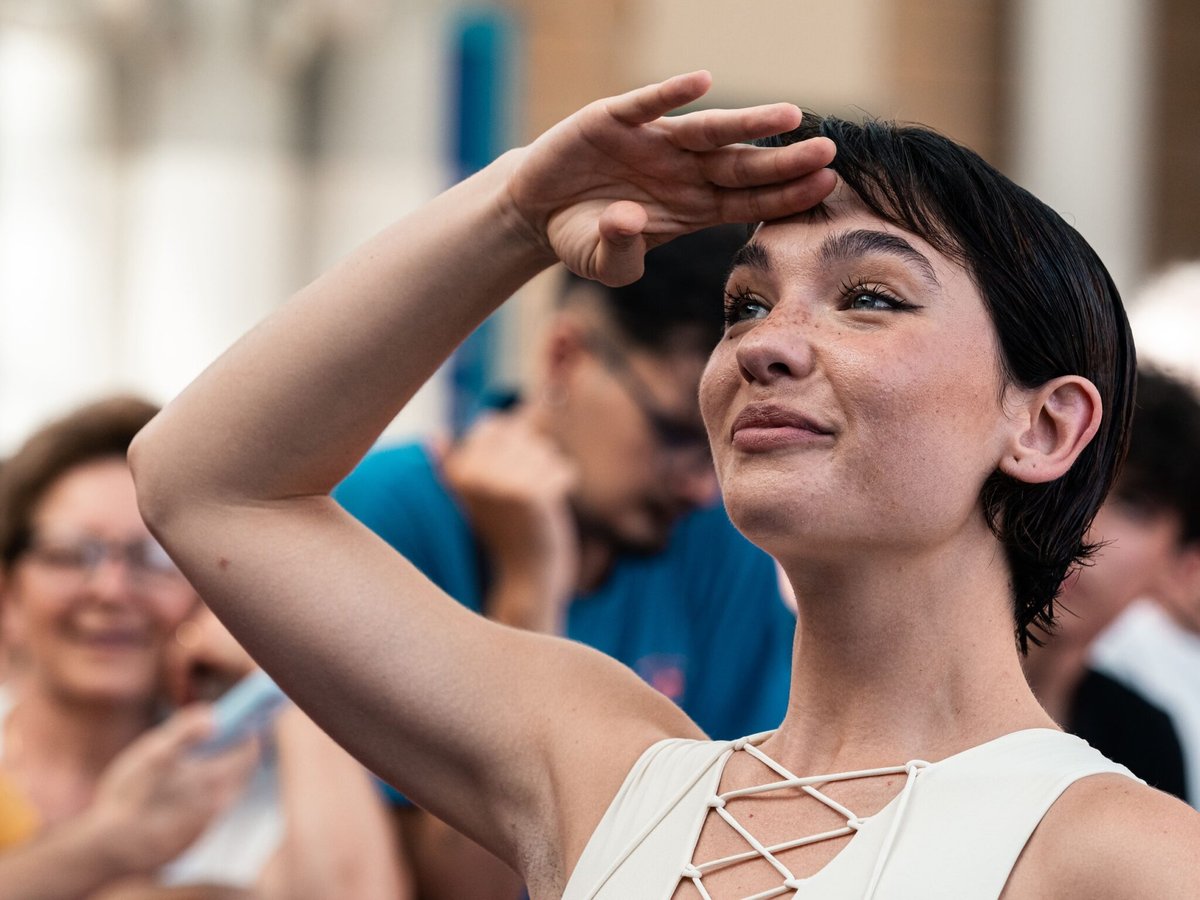 Matilda De Angelis at the Giffoni Film Festival 2026. Credit: Mattia Loiacono/Hynerd.it