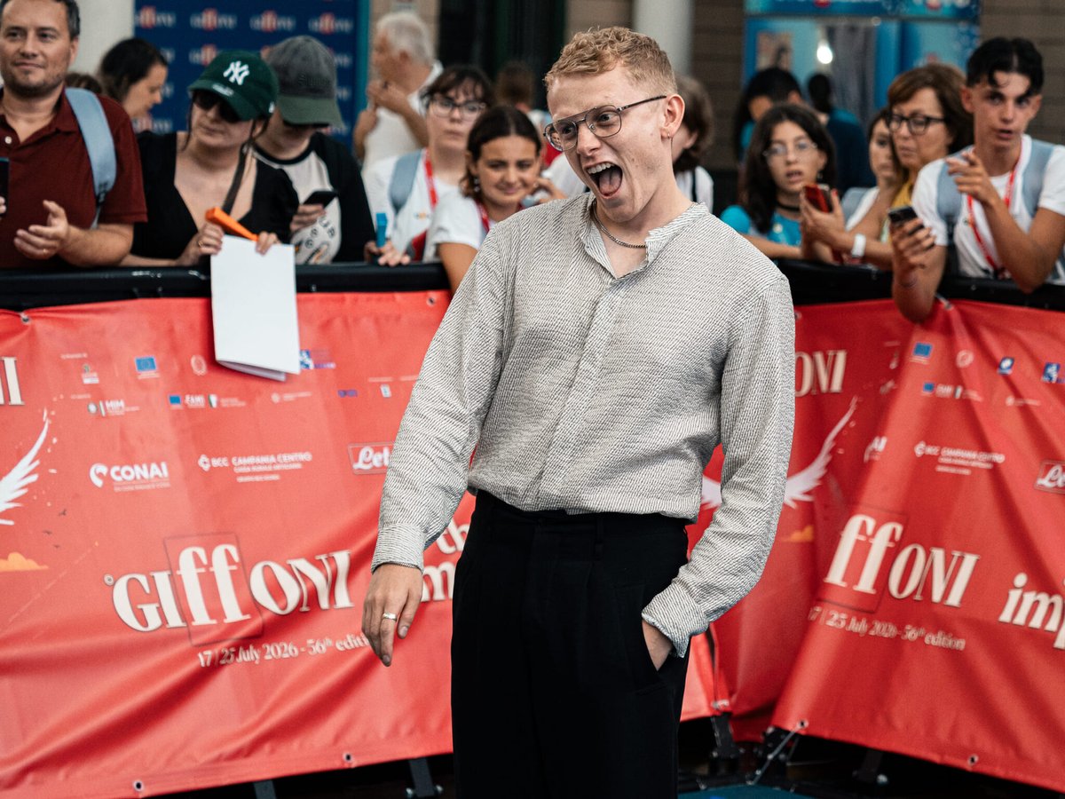 George Jaques at the Giffoni Film Festival 2026. Credit: Mattia Loiacono/Hynerd.it
