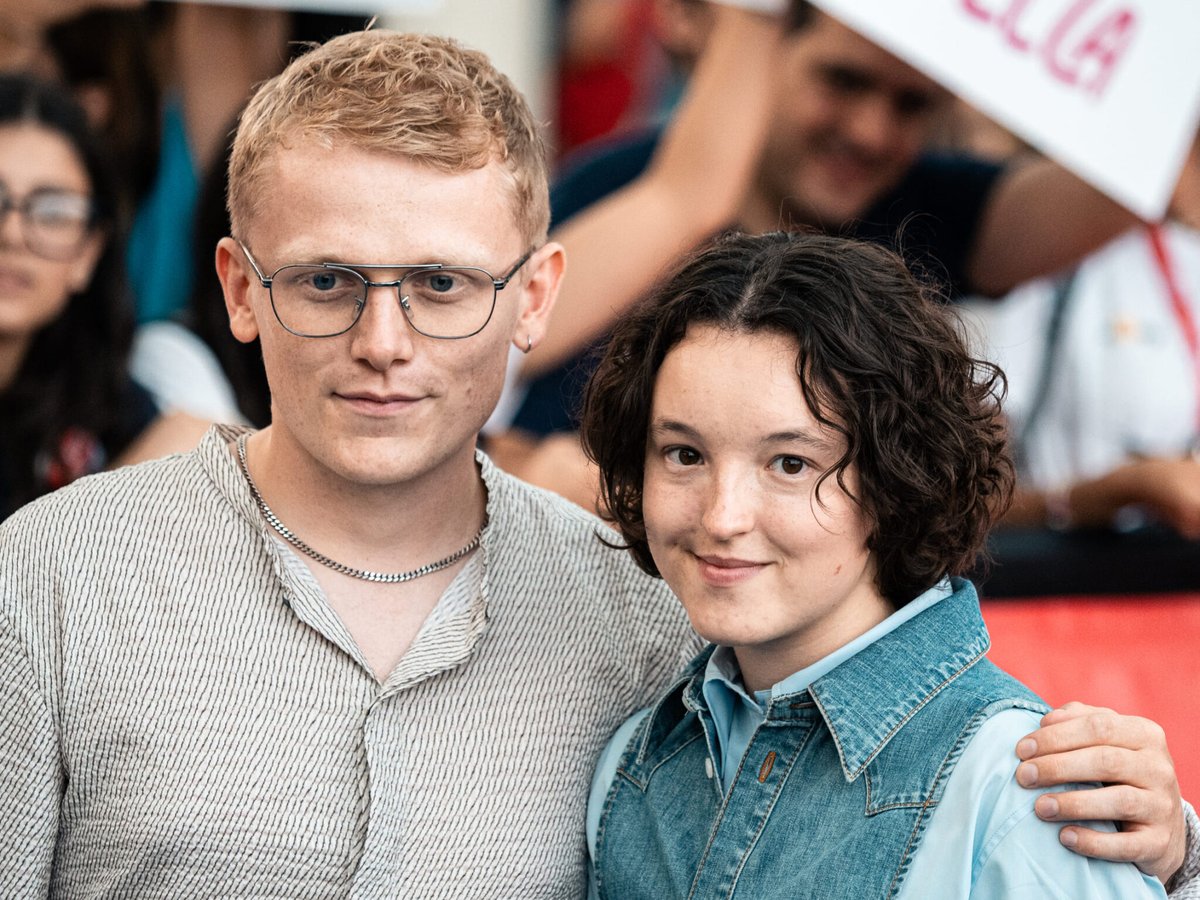 Bella Ramsey and George Jaques at the Giffoni Film Festival 2026. Credit: Mattia Loiacono/Hynerd.it