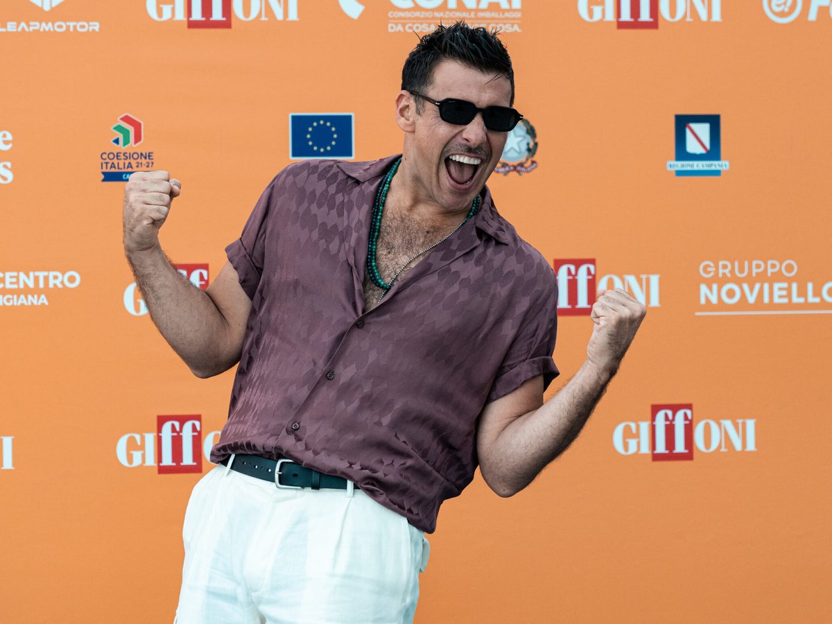 Francesco Gabbani at the Giffoni Film Festival 2026. Credit: Mattia Loiacono/Hynerd.it