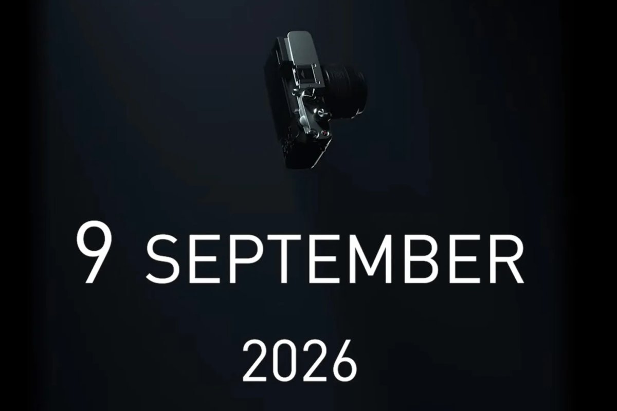 Un'immagine dal teaser della nuova fotocamera OM System.