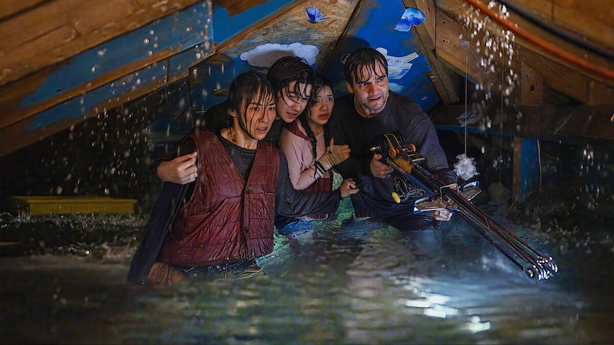 Una scena dal finale di The Last House.