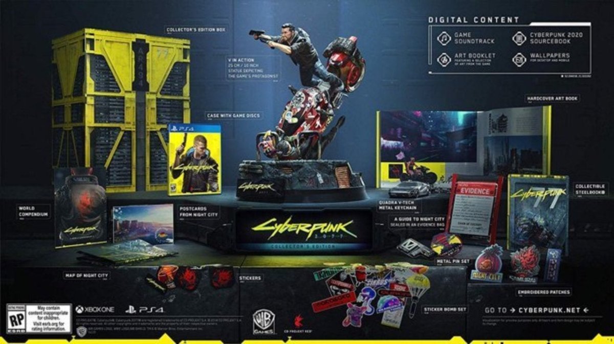 Svelata la collector edition per Cyberpunk 2077 in uscita il 16 aprile 2020