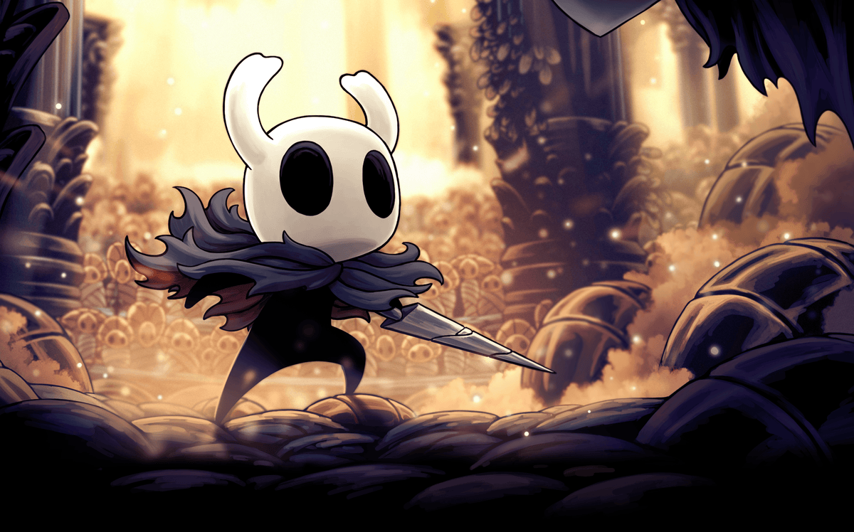 Immagine promo del dlc God Master di Hollow Knight