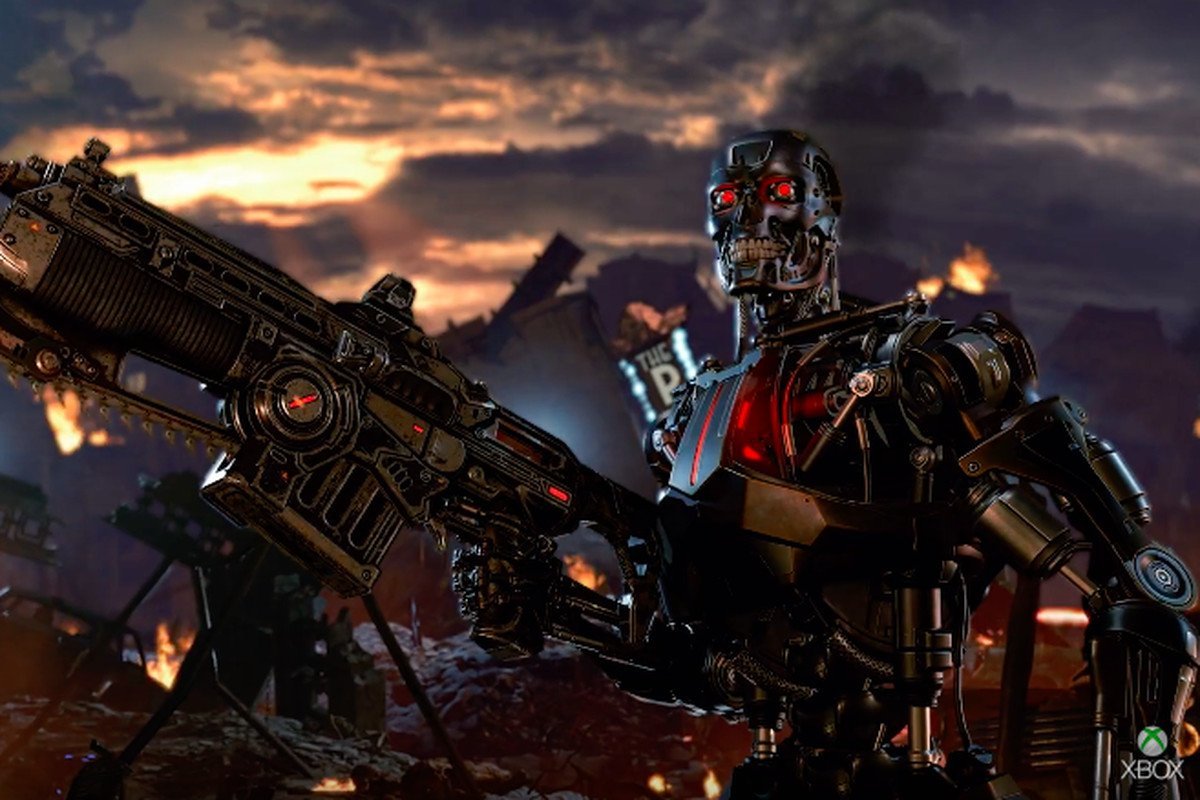 gears 5 avrà un crossover con terminator e uscirà il 10 settmebre 2019